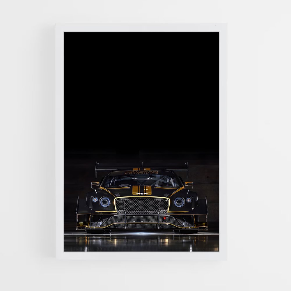 Poster Continental de puissance – affiche Bentley (vue 3)